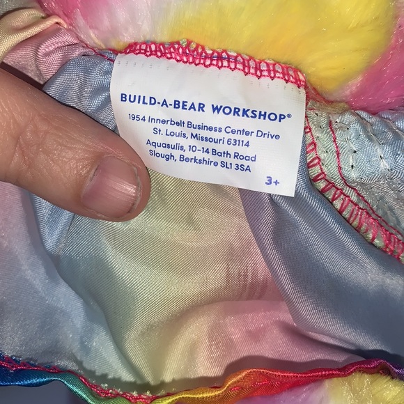 Stuff rabbit /build a bear workshop/ rainbow bunny - Picture 8 of 11